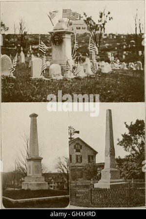 Monuments, tablettes et autres monuments commémoratifs érigés dans le Massachusetts pour commémorer le service de ses fils dans la guerre de la rébellion, 1861-1865 (1910) Banque D'Images