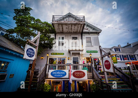 Shop à Provincetown, Cape Cod, Massachusetts. Banque D'Images