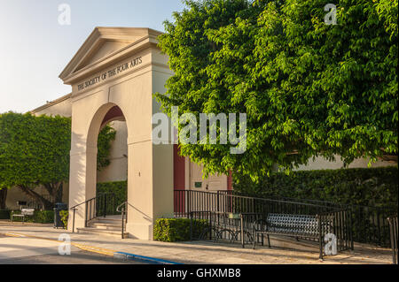 La Société des quatre Arts à Palm Beach, Floride, USA. Banque D'Images