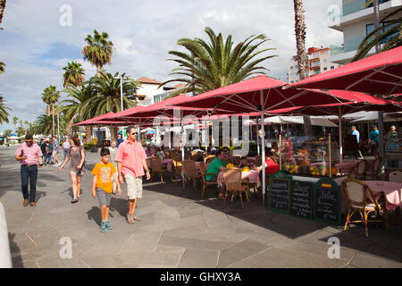 Puerto de la Cruz, Tenerife island ville, archipel des Canaries, l'Espagne, l'Europe Banque D'Images