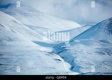 Sur la route dans le nord de l'Islande, Islande Banque D'Images