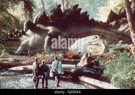 Ford Escort Welt Jurassic Park Lost World Jurassic Park Eine Zweite Gruppe Macht Jagd Auf Die Ur Tiere Um Sie In Einem Photo Stock Alamy