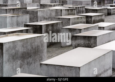 Berlin, Allemagne à l'holocauste des monuments. Banque D'Images