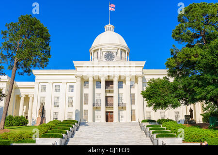 Alabama State Capitol à Montgomery, Alabama. Banque D'Images