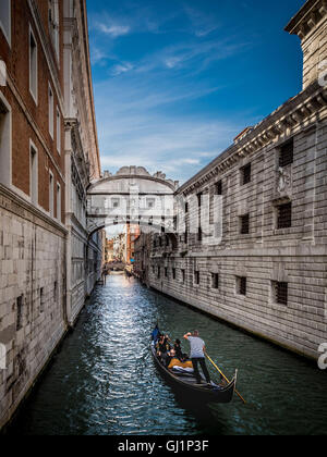 Pont des Soupirs. Venise, Italie. Banque D'Images