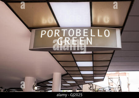 Portobello Green, Londres, Angleterre, Royaume-Uni Banque D'Images