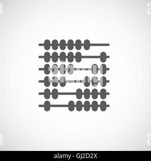 Icône Symbole signe Abacus Vector Illustration Illustration de Vecteur