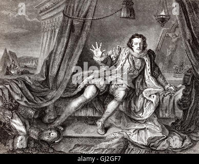 David Garrick, 1717-1779, un acteur anglais, que Richard III Banque D'Images