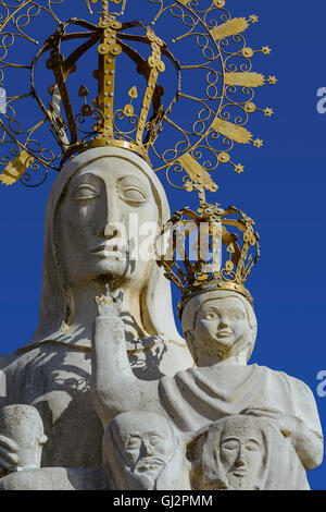 Santa Maria del Puerto marin vierge et patron de Santona, Cantabria, Espagne, Europe, de la lumière et de l'orientation de l'homme de la mer. Banque D'Images