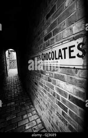 Ruelle derrière le Jubilé à glacer Beamish Open Air Museum, près de Stanley dans le comté de Durham England UK Banque D'Images
