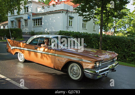 Trosa la Suède, 16 juli 2015 année 1959. desoto dôme. Banque D'Images