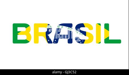 Brésil Rio 2016 abstrait Arrière-plan coloré de jeux Illustration de Vecteur