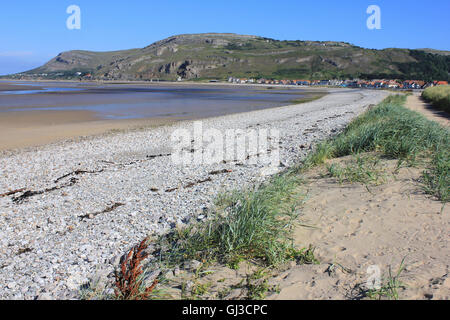 Rive ouest, Llandudno, Conwy, Pays de Galles à la recherche en direction de Great Orme Banque D'Images