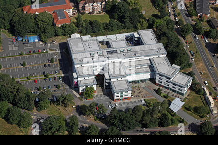 Vue aérienne de la forêt d'Epping 6ème collège à Manchester, UK Banque D'Images