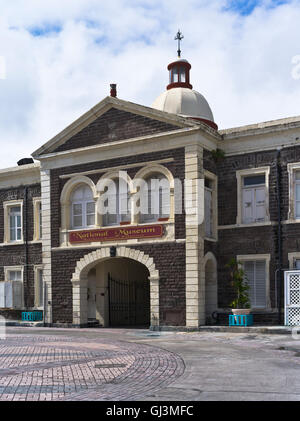 dh Basseterre ST KITTS CARIBBEAN Old Treasury Building Musée national Port zante Banque D'Images