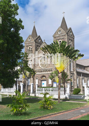dh Basseterre ST KITTS CARIBBEAN Independence Square cathédrale de conception immaculée Banque D'Images