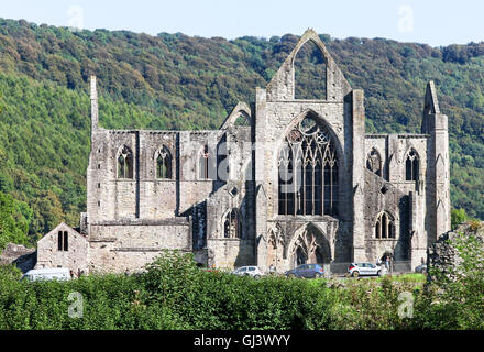 Abbaye de Tintern Monmouthshire au Pays de Galles UK Banque D'Images