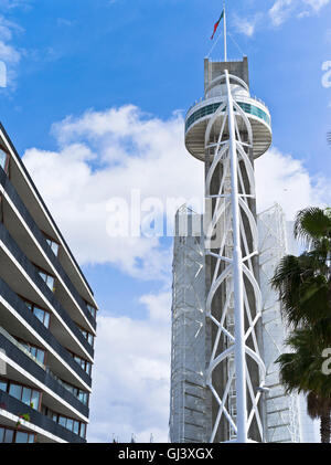 Dh Oriente Lisbonne Portugal architecture moderne Torre Varco da Gama building Banque D'Images