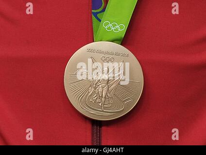 D Rio Janeiro, Brésil. 12Th Aug 2016. Le Rio 2016 médaille de bronze. Le cyclisme sur piste. Vélodrome olympique. Parc olympique. Rio de Janeiro, Brésil. 12Th Aug 2016. Credit : Sport en images/Alamy Live News Banque D'Images
