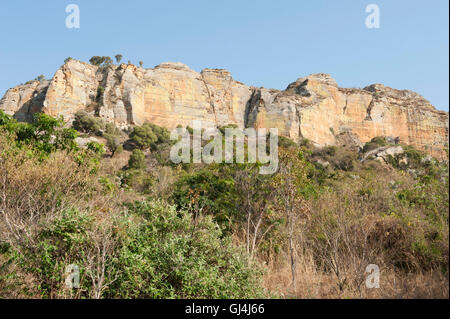 Parc National d'Isalo Madagascar Banque D'Images