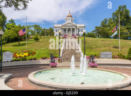 Palais de justice du comté de Jackson se trouve à la fin de la rue Main à Sylva, North Carolina, USA Banque D'Images