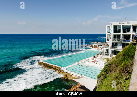 Sommaire des icebergs de Bondi extérieure à Sydney. Banque D'Images