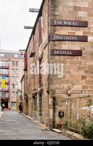 Les roches Discovery Museum de Sydney. Banque D'Images