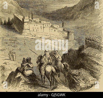 Cet ouvrage de 1867 explore l'origine et l'histoire de la Bible, y compris les livres canoniques et apocryphes. Il vise à clarifier la nature de la Bible, ses composantes et son utilisation dans les pratiques religieuses. Banque D'Images