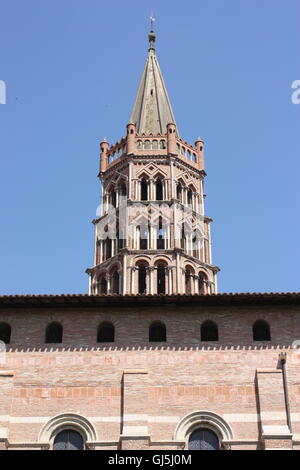 St Sernin Basilique dans Toulouse, France Banque D'Images