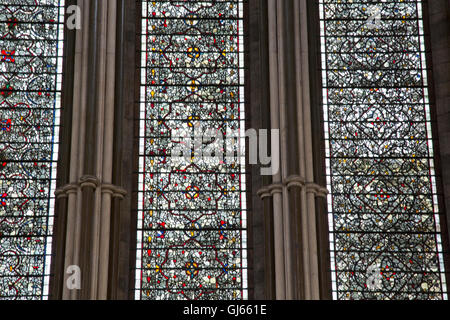 Vitrail de la cathédrale de York église cathédrale ; Angleterre ; UK Banque D'Images