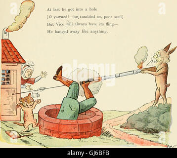 The Political Struwwelpeter (1899) est une œuvre satirique, combinant le commentaire politique et les histoires traditionnelles de Struwwelpeter pour critiquer les questions de société, présentée dans un style humoristique et exagéré. Banque D'Images