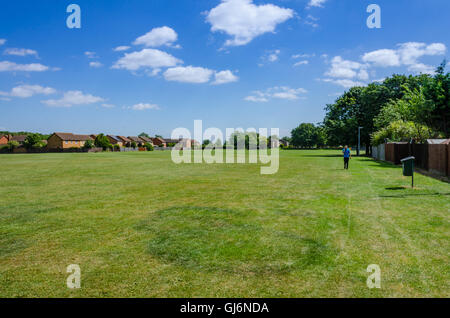 Vue à l'échelle Sapley Park à Huntingdon, UK Banque D'Images