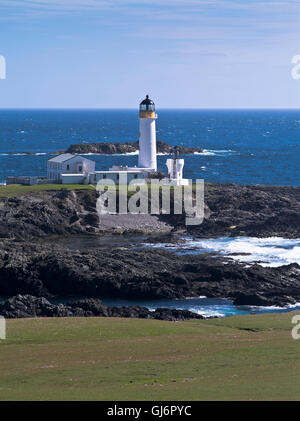 Phare Sud dh FAIR ISLE SHETLAND Mèche de Hestigeo NLB côte rocheuse phare phares UK Scotland Banque D'Images