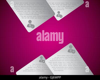 Arrière-plan avec des étiquettes design infographique Illustration de Vecteur