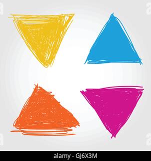 Logo Design triangle modèle vector set Illustration de Vecteur