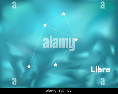 Constellation de la balance Illustration de Vecteur