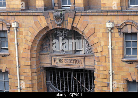 50 d'entrée de la caserne de pompiers de London Road, Manchester, M1 2PH Banque D'Images