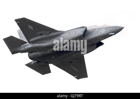 US Marine Corp Lockheed Martin F-35B Lightning ll, le Joint Strike Fighter, VMFAT-501 stealth à RIAT 2016 RAF Fairford, UK Banque D'Images