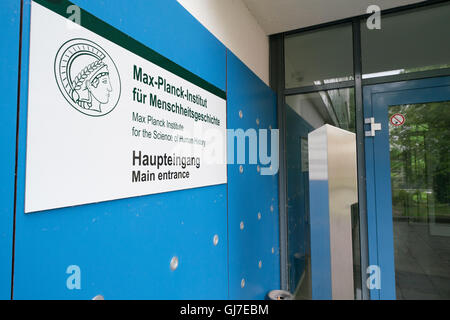 JENA, ALLEMAGNE - Mai 29, 2016 : Institut Max Planck pour la science de l'histoire humaine. L'institut a été fondé en mars 2014. Banque D'Images