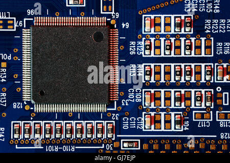 Circuit intégré sur la carte Banque D'Images