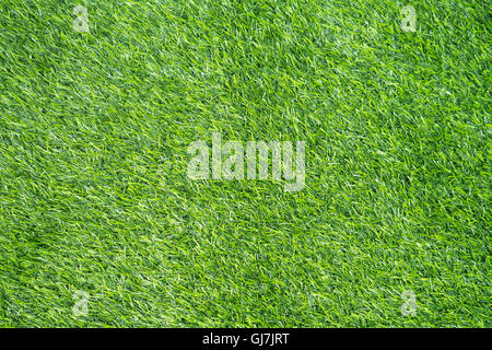 La texture de l'herbe verte artificielle Banque D'Images