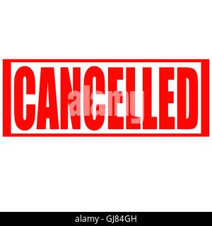 Annulé Illustration de Vecteur