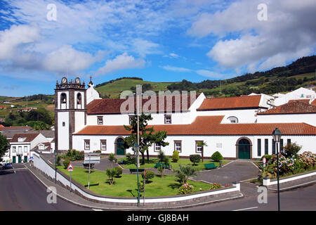 Église Notre Dame des Anges (Igreja de Nossa Senhora dos Anjos) dans la région de Agua de Pau, l'île de São Miguel, Açores, Portugal Banque D'Images