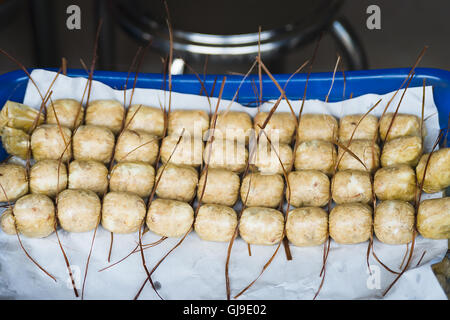 La viande de crabe sur papier rouleau Banque D'Images