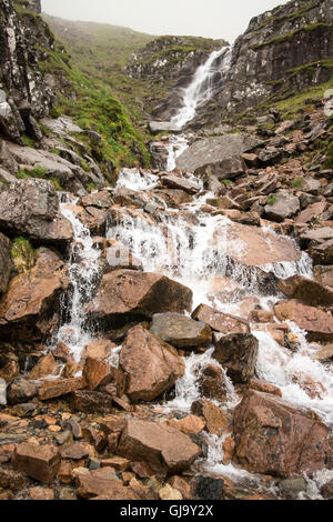 Cascade sur Ben Nevis, fort William, Écosse Banque D'Images