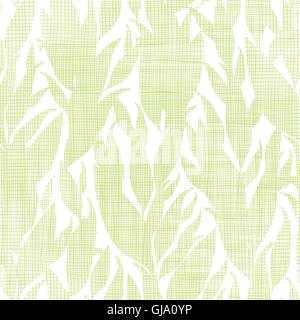 Les feuilles vertes de fond transparente texture textile Illustration de Vecteur