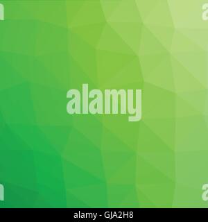 La lumière de couleur vert herbe basse style géométrique abstraite poly fond graphique illustration vectorielle Illustration de Vecteur