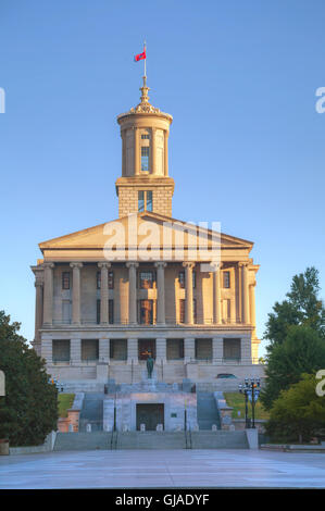 Tennessee State Capitol building, à Nashville, TN le matin Banque D'Images