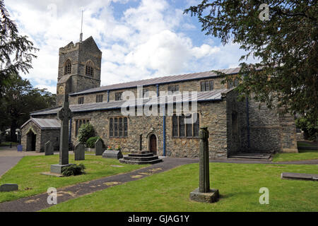 L'église paroissiale de St Martin, Bowness-on-Windermere Banque D'Images