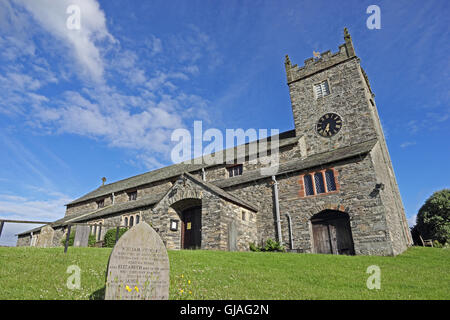 St Michael and all Angels, Hawkshead église paroissiale, Cumbria Banque D'Images